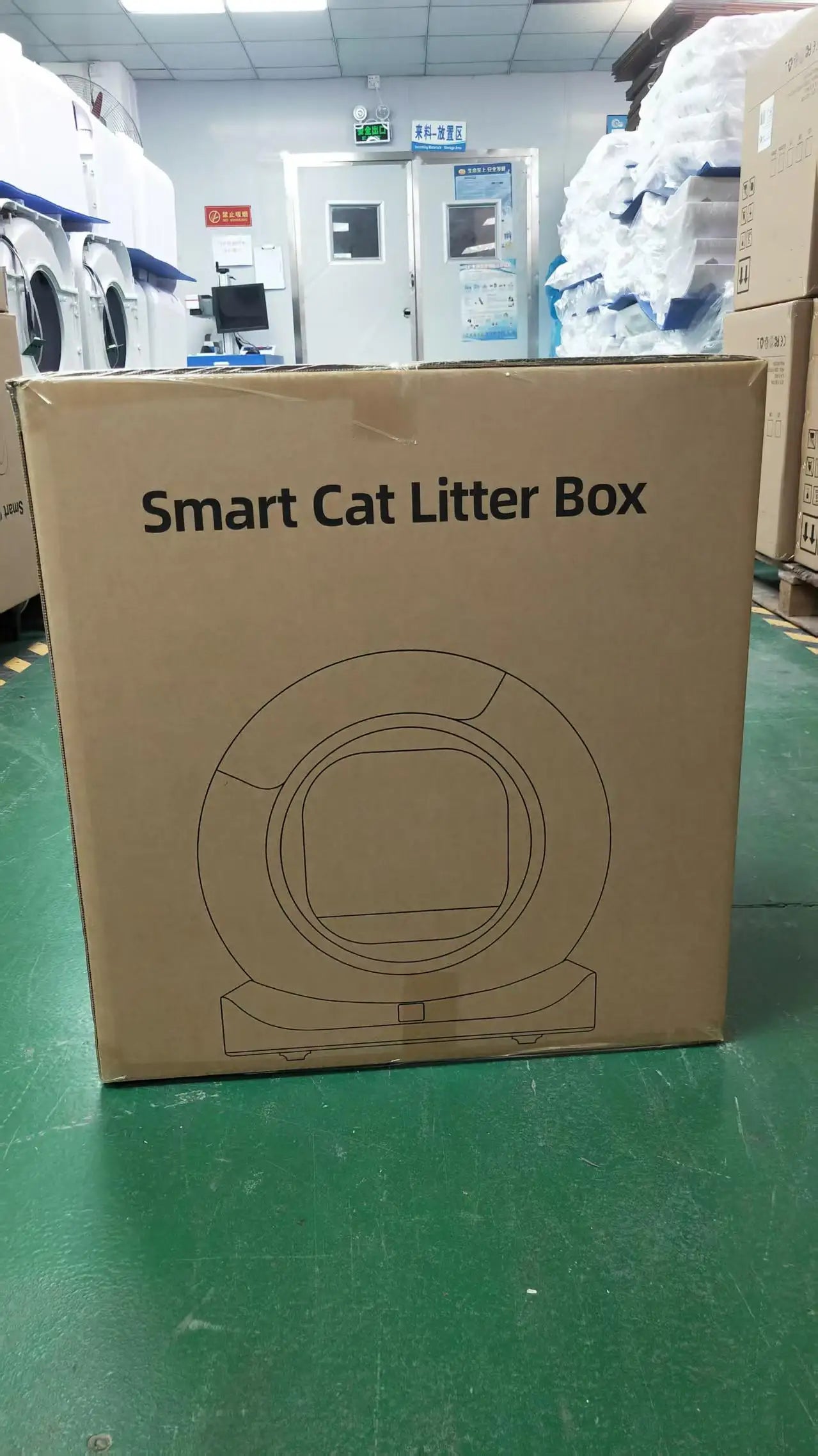 Auto Cat Litter Box Robot Machinery Large Electronic Smart Cat Toilet Closed Disposable Self Cleaning Automatic Litter Box Cat