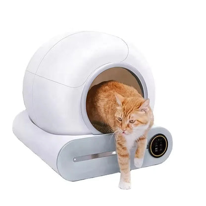 Auto Cat Litter Box Robot Machinery Large Electronic Smart Cat Toilet Closed Disposable Self Cleaning Automatic Litter Box Cat